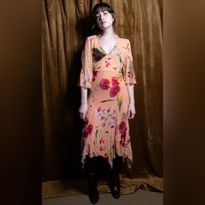 Peach Orchid Fairycore Dress